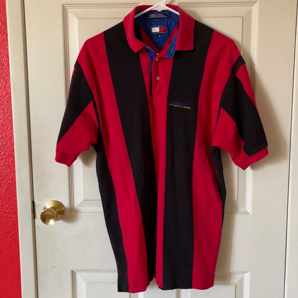 Tommy Hilfiger athletic gear polo shirt size M